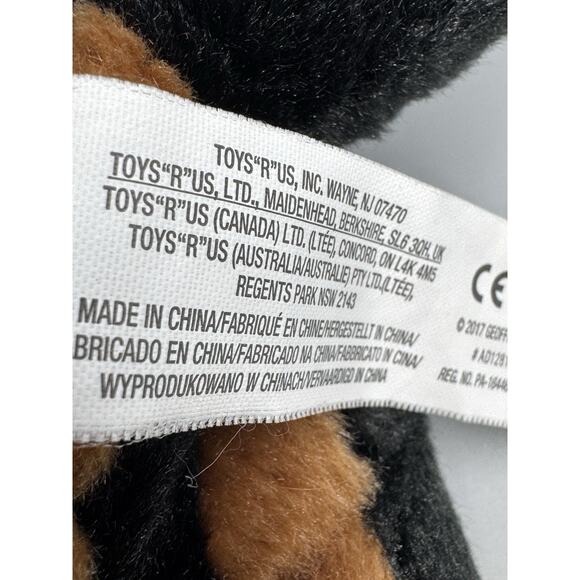 Animal Alley Dachshund Weiner Dog 12" Plush Black Brown Realistic Toys R Us - Picture 9 of 11